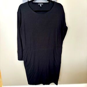 ☕️ Eileen Fisher Soft Black Tunic Dress - size S​​​